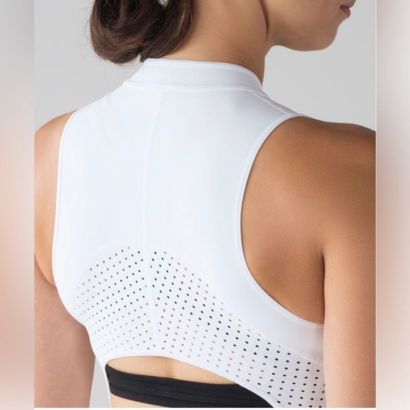 Lululemon Wild Abandon One Piece Swimsuit – White Zipper – Size 8 - Picture 3 of 10